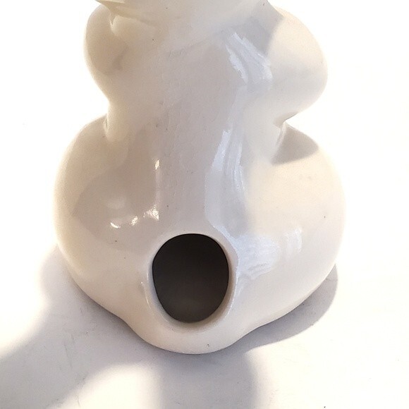 Vintage Hull Pottery Rabbit Cotton Ball Dispenser Circa 1940s Easter Bunny - Picture 5 of 10